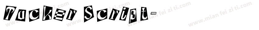 Tucker Script字体转换